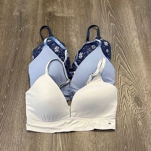 Lucky Brand bralettes (36C)- all three bralettes included